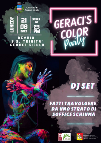 Geraci's color party - 21 agosto ore 23:00 al Bevaio della SS. Trinità