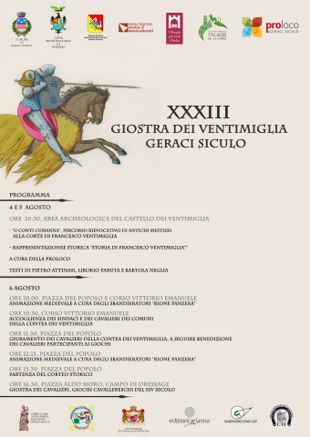 XXXIII Giostra dei Ventimiglia dal 4 al 6 agosto 2023